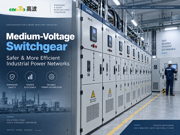 Medium-Voltage Switchgear for Safer and More Efficient Industrial Power Networks